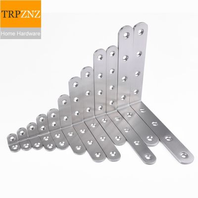 ❁❏ Thick stainless steel right angle furniture corner bracket 90 angleL shape fixed bracket connectorstrongfurniture hardware