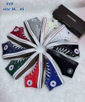 รองเท้าหุ้มข้อ Conver 36 ถึง 45 มีหลายสีให้เลือกสินค้าถ่ายจากภาพจริง all star Classic รับประกันสินค้าตรงปก 100%