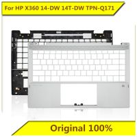 Newprodectscoming For HP X360 14 DW 14T DW TPN Q171 C Shell with Fingerprint Hole Palm Rest Shell New Original for HP Notebook