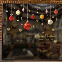 【cw】 2022ColorfulWindow Stickers Wall OrnamentsPendantChristmasHomeHappy New Year