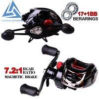 ds06 อุปกรณ์ตกปลา ชุดตกปลา กลางแจ้ง PROBEROS Fishing Reels  รอกตกปลา อัตราทดเกียร์ 7.2: 1 ขนาดลูกปืน 17 + 1BB แรงลากสูงสุด 10 กิโลกรัม รอก รอกหยดน้ำ sell ฤดูสินค้าราคาถูก