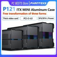 PHANTEKS EVOLV SHIFT XT P121 Mini ITX คอมพิวเตอร์ตัวถังอลูมิเนียมสามความสูงปรับ13.5L ได้ PCI-E 4.0 ARGB เคสขนาดเล็กสีดำ