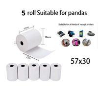 50ม้วน 57*30mmกระดาษความร้อน กระดาษเทอร์มอล กระดาษPaperang Thermal Paper สลิปใบเสร็จ POS