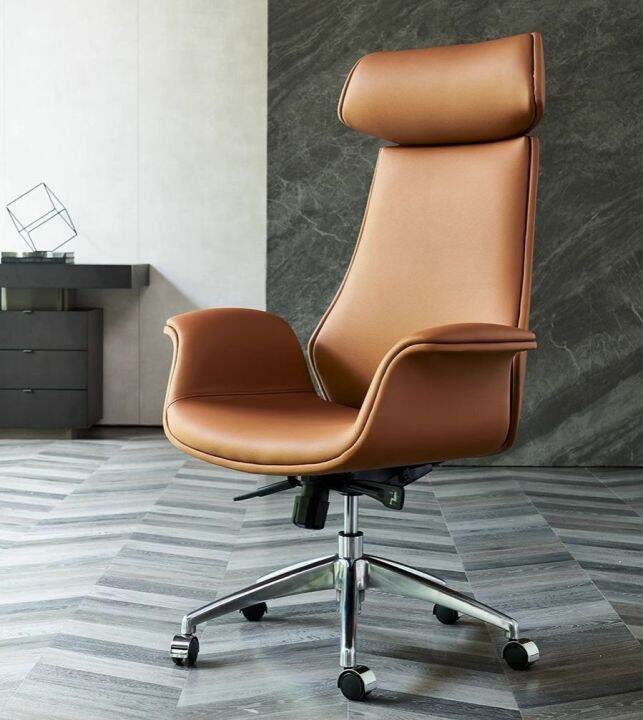 Leather Chair Ergonomic Desk Chair for Home Office（Custom color