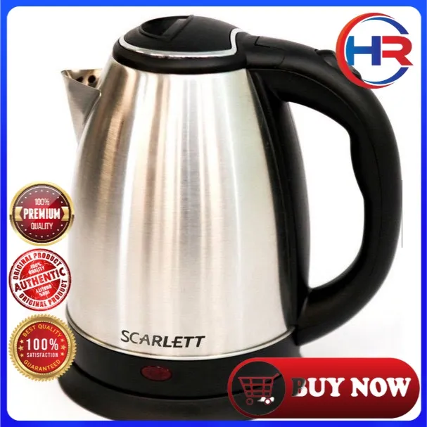 Scarlett Stainless Steel Electric Heat Kettle 2.0 Liters Lazada PH