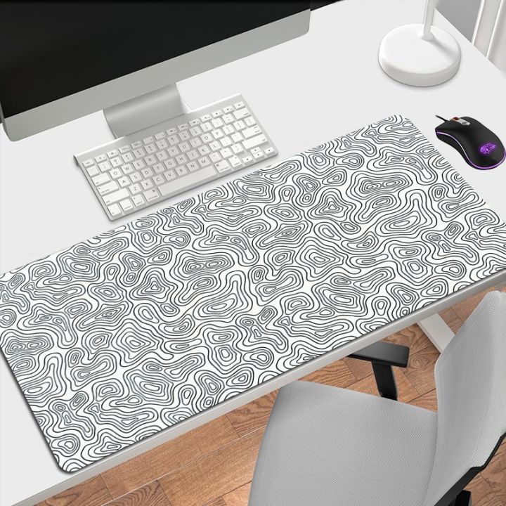 black-white-contour-lines-mouse-pad-gamer-xl-large-hd-mousepad-xxl-desk-mats-playmat-office-natural-rubber-non-slip-carpet-aug