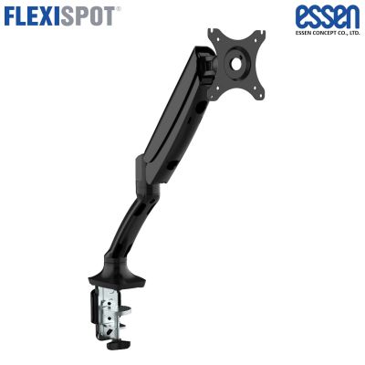 Flexispot by Essen ขาติดหน้าจอมอนิเตอร์แบบเดี่ยว รุ่น F7 - สีดำ