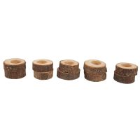 20 Pcs Wooden Napkin Ring Christmas Napkin Ring Holders Round Serviette Holder Decorative Napkin Rings 1.18In