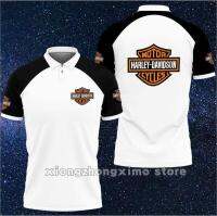 wuhau 2022 Harley-Davidson Motorcycles 3d Polo Shirt 5