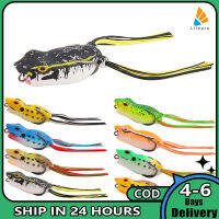 LN เหยื่อกบจำลองตกปลาลอยน้ำเหยื่อ Crankbait เหยื่อแบบนิ่มเทียมสำหรับปลากะพง Walleye Pike Muskfish Carp Roach Trout