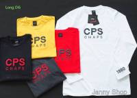 ✨?✨เสื้อยืดแขนยาว CPS  งานปัก?งานป้าย ผ้าคอตตอน 100% ทรงตรงใส่ได้ชาย/หญิง S M L XL(Long.06)