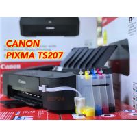 (พี่หมี มีปริ้นส์)Canon Pixma Ip2770 &amp; Ts 207 INKTANK ตลับใหม่ของแท้เครื่องแจ้งเตือนระดับหมึก100%แน่นอน(ซื้อราคาถูกโปรดระวังตลับเทียบมือ2)