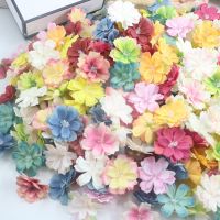 【hot】❖▣  20/50Pcs Multicolor Heads Silk Artificial Flowers for Wedding Decoration Wreath Scrapbooking