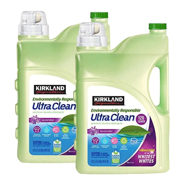 Kirkland Signature Ultra Clean Liquid Detergent 2 Pack (5.7L per pack