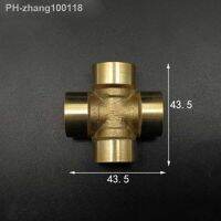 Brass Splitter Cross 4 Way Pipe Fitting DN10 3/8 quot; BSP Female Adapter Connector Coupling