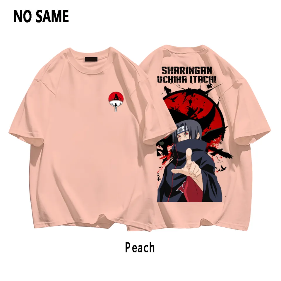 Anime Naruto Uchiha Itachi Polo Short Sleeve NEW 2023 T-Shirt Loose Type  Collar Pullover Cotton Student Loose Short Sleeve - AliExpress