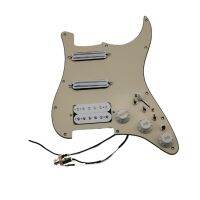 HR-Strat Guitar Pickup Prewired Pickguard Alnico V Humbucker Pickup Single Cut Features Wiring Harness Guitar Set 18 Different tone