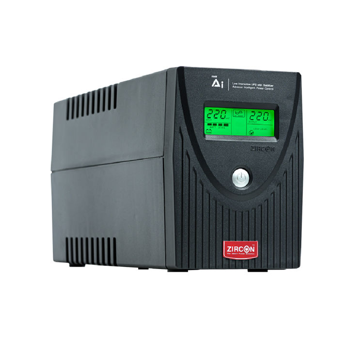 zircon-ai-1000va-590w-line-interactive-ups-เครื่องสำรองไฟ-เหมาะสำหรับโฮมออฟฟิศ-รองรับอุปกรณ์ได้หลากหลาย