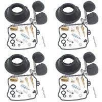 4 set for XVZ1300CT 1996-1999 XVZ1300AT XVZ 1300 XVZ1300 A 1300C 1300A Motorcycle carburetor repair kit Diaphragm float