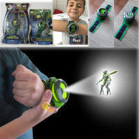 Ben10 Omnitrix นาฬิกาสไตล์ญี่ปุ่นโปรเจคเตอร์นาฬิกา DAI ของแท้นาฬิกา Action Figure Christmas Gift สำหรับเด็ก