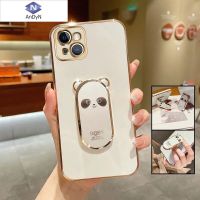 AnDyN Casing Case For iphone 11 Pro Max 12 Mini 12 Pro Max 13 Mini 13 Pro Max Case With Panda Folding Bracket Stand Soft TPU Square Phone Case