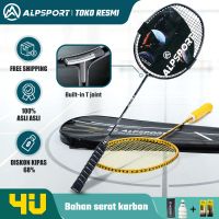 ALP RR 2PCS 4U Full Carbon Fiber Badminton Racket G5 Original Professional Rackets 22-25LBS Comes with Badminton Racket Bag etc