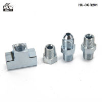 Hubsports- 4AN to 18 NPT Adapter 3 way T Fitting Universal Fuel Oil Gas Water 4 -4AN -4 HU-CGQ201