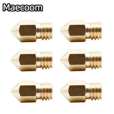 ◑♙ MK8 Nozzle Copper 0.2mm 0.4mm 0.5mm 0.6mm 0.8mm 1.0mm 3D Printer Part Extruder M6 Thread Brass Nozzle 1.75mm 3mm Filament