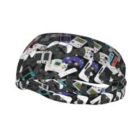 【cw】 Gamer Controller AllHeadband Headwrap Video GameHair BandsRunning SweatbandSafety forMen ！