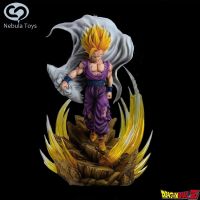 ตุ๊กตาแบบจำลองพระเยซูพีวีซีขนาด37ซม. ดราก้อนบอลซุนโกฮัง Z Gk Super Saiyan ภาพอนิเมะตุ๊กตาเครื่องประดับแบบสะสมได้ของเล่นของขวัญ