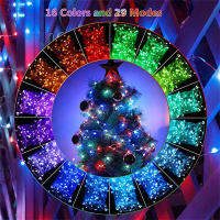 Christmas Decorative LED String Lights USB Bluetooth App Controlled Garland Lamp For WeddingPartyCurtainXmas Tree Decoration