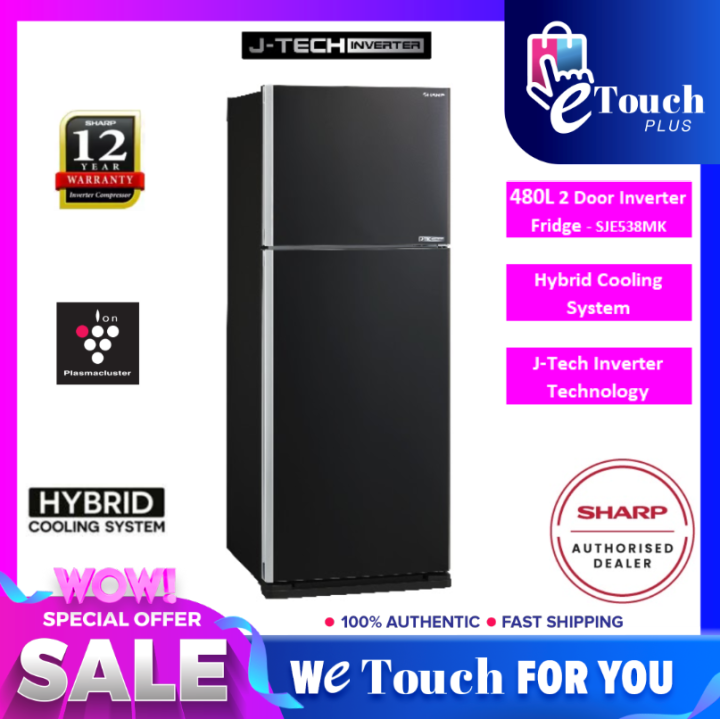 sharp fridge sje538mk