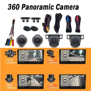 360 Camera Car Bird View System 4 Camera Rear Front Left Right for
