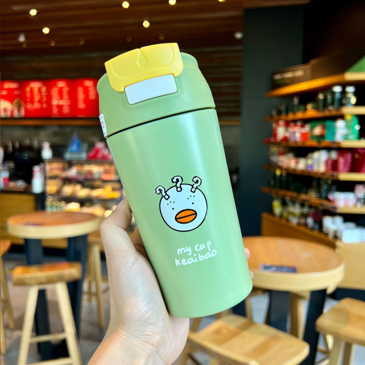 ซื้อหนึ่งแถมหนึ่งฟรี-500มิลลิลิตรพรีเมี่ยมแก้วกาแฟเดินทางสแตนเลสร้อนแก้วถ้วยกระติกเทอร์โมขวดน้ำชาแก้ว-thermocup