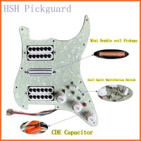 สวิตช์อเนกประสงค์คอยล์แยก3ชั้นสำหรับกีตาร์ ST แบบ Pickguard กีตาร์ไฟฟ้า Prewired ST HSH ปิคอัพ Invader Style