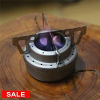 Lixada Outdoor Alcohol Stove Aluminum Alloy Camping Cookware Picnic Burner Furnace with Stand Wild Survival Cooking Equipment