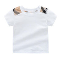 Boys Girls Short Sleeves T-shirt Baby Cotton Tee Tops Summer Clothing Short Tees Toddler Stripe T-shirt Cute Children Clothes