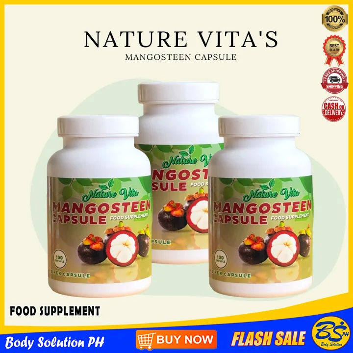 ORIGINAL BUY 1 TAKE 1 BOTTLE NATURE VITA MANGOSTEEN CAPSULE FOOD