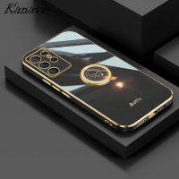 Kanavi เคสโทรศัพท์แฟชั่นสำหรับ Samsung Galaxy,S22 S22บวก S22 S23 S23พิเศษ S23หรูหรามากแหวนใส่นิ้วชุบโลหะด้วยไฟฟ้าเคสโทรศัพท์ซิลิโคนนิ่มกันกระแทก