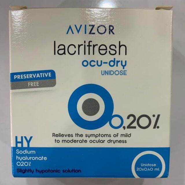 Avizor Lacrifresh Ocudry Unidose (Sodium Hyaluronate 0,20 Eye Drops