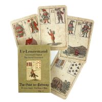 【Study the folder well】  Ur Lenormand Original Primal Lenormand Oracle Cards For Fate Divination Board Game ไพ่ทาโรต์และตัวเลือกไพ่ทาโรต์ที่หลากหลาย