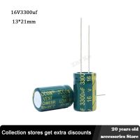 【cw】 10pcs 16V 3300UF 13 x 21 mm low Aluminum Electrolyte Capacitor 3300 uf 16 V Electric Capacitors frequency 20