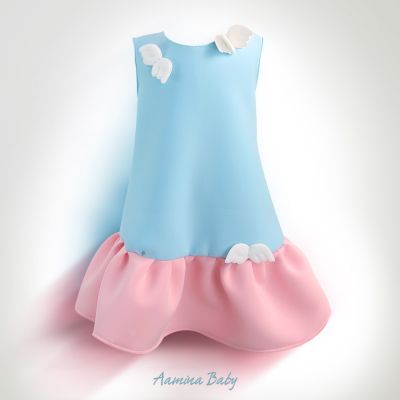 New 2023 Summer Wings Luxury Holiday Dress New One-Piece Wedding Spanish Children Kid Party Costume Baby Girls Clothes For Feast