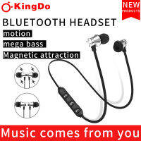 Kingdo XT11 Sport Magnetic Headphones, Upgrade V4.2 Wireless Bluetooth Headset Sweatproof Sport Neckband Earphones for Running, Cycling, Gym, Travelling