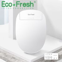 Ecofresh ฝาห้องน้ำไฟฟ้าที่นั่งชักโครกอัจฉริยะไฟ Led ที่นั่งชักโครกอัจฉริยะที่นั่งชักโครกอัจฉริยะ WC