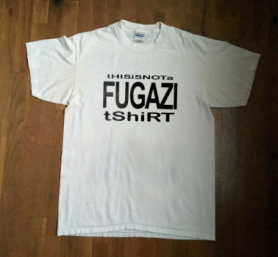 Early 90S Fugazi This Is Not A Fugazi Gildan Heavy Tshirt