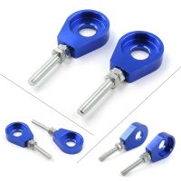 12mm Motorcycle CNC Axle Tensioner Chain Adjuster Blue 2Pcs For Chinese CRF XR 50 70 Pit Dirt Bike