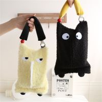 Napkin Tissue Holder Hanging Tissue Dispenser Creative Paper Storage Bag Stylish Car Decoration Plush Tissue Box Cute Tissue Bag