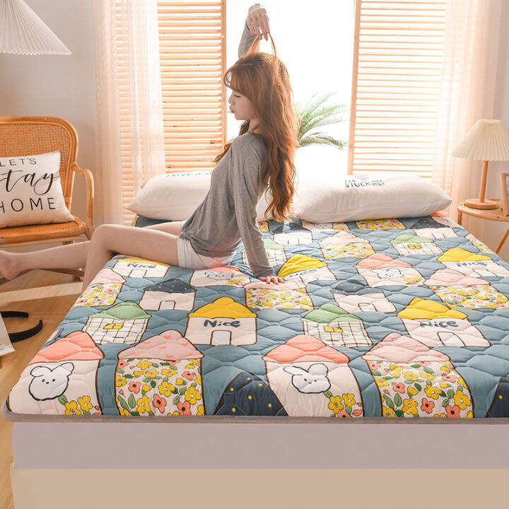 new-cotton-mattress-foldable-tatami-5cm-thickness-mattress-ergonomic-orthopedic-foam-bed-pads-bedroom-floor-car-sleeping-mat