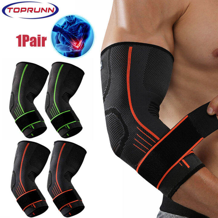 2 Pcspair Siku Laras ce Mampatan Sokongan Lengan untuk Tendonitis, Siku ...